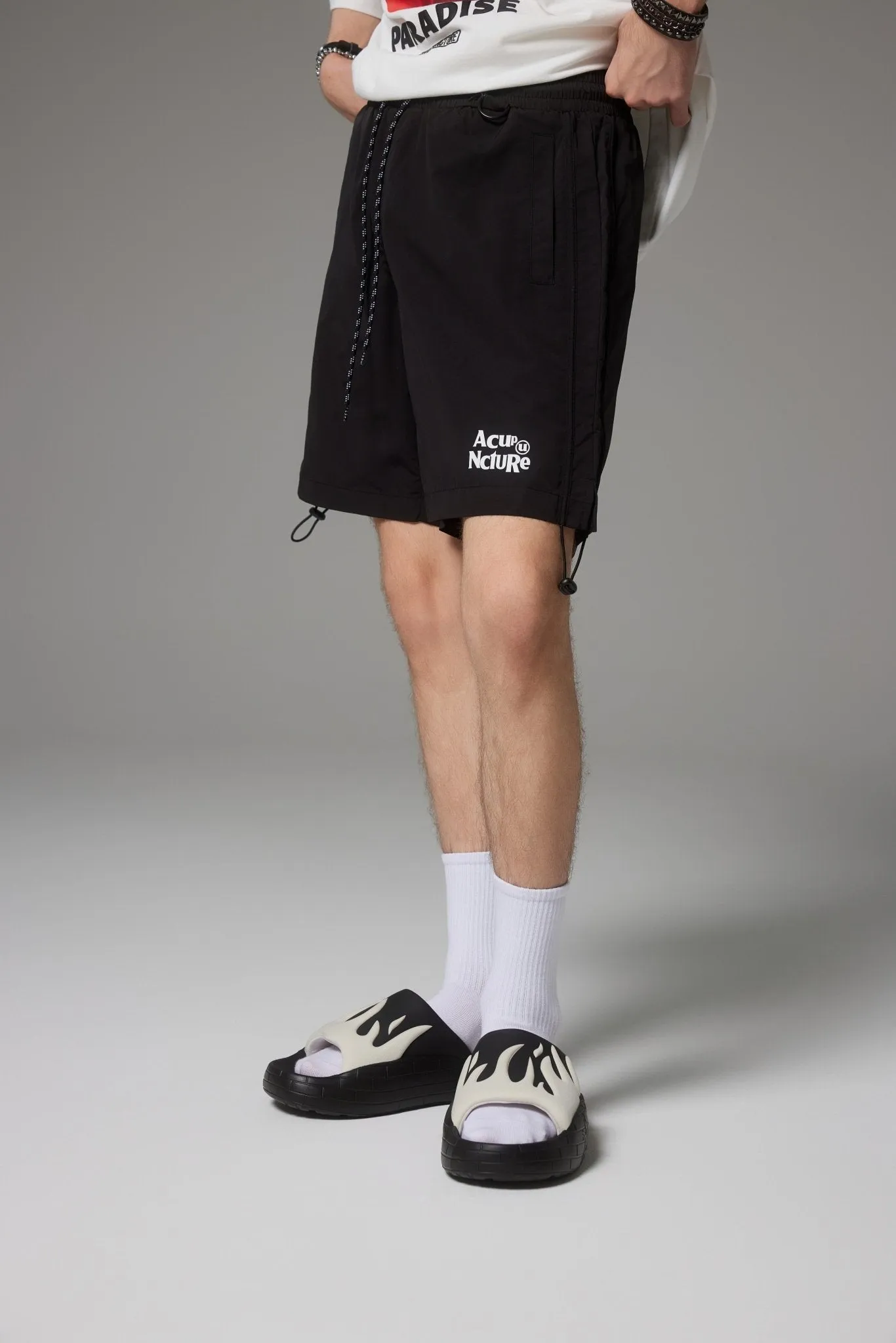 NYU SLIDE WHITE/BLACK