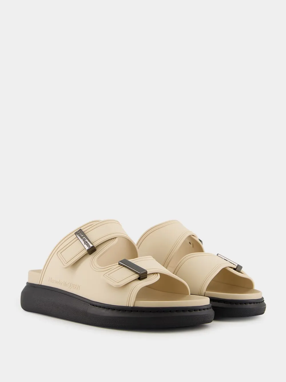 Parchment and Black Hybrid Slide
