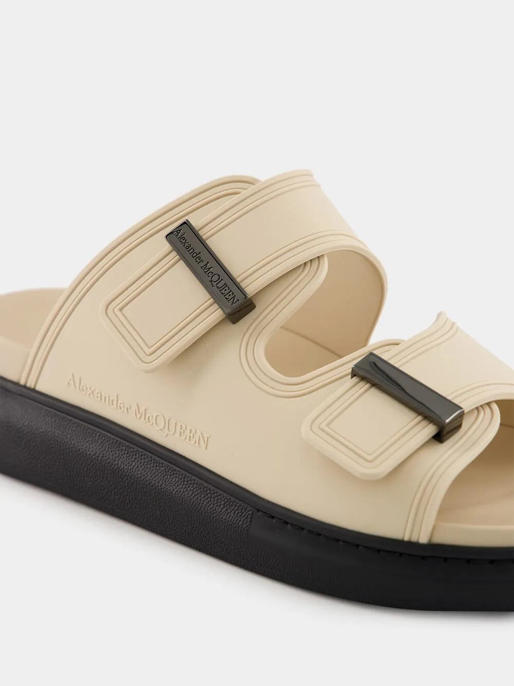 Parchment and Black Hybrid Slide