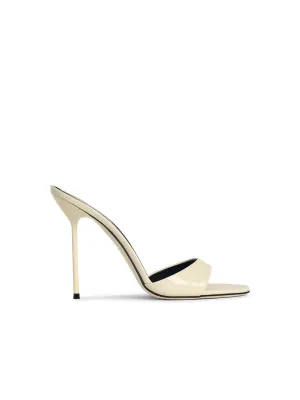 Paris Texas 'Mule Lidia 70' White Lear Pumps