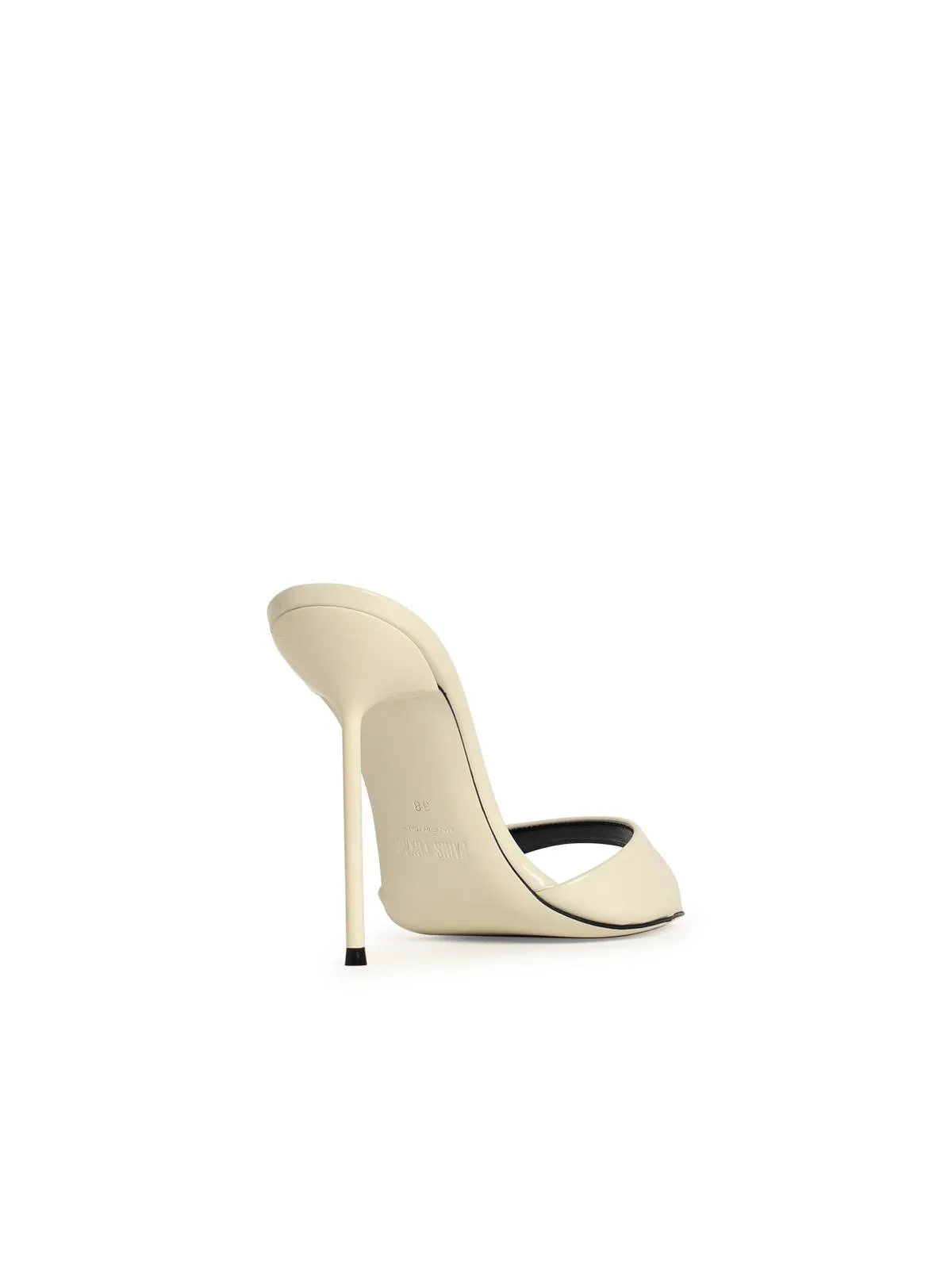 Paris Texas 'Mule Lidia 70' White Lear Pumps