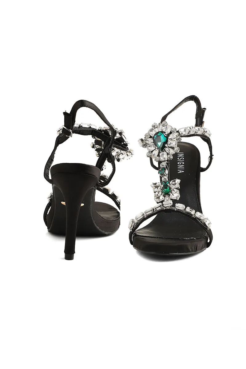 Party Wear Sandal I23663-Black