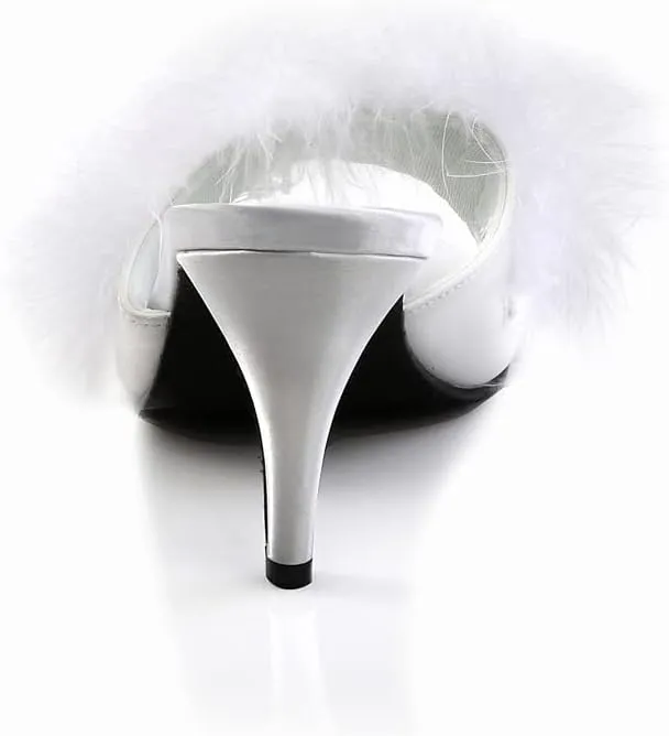 Pleaser Fabulicious Women's Amour-03 Marabou Slipper