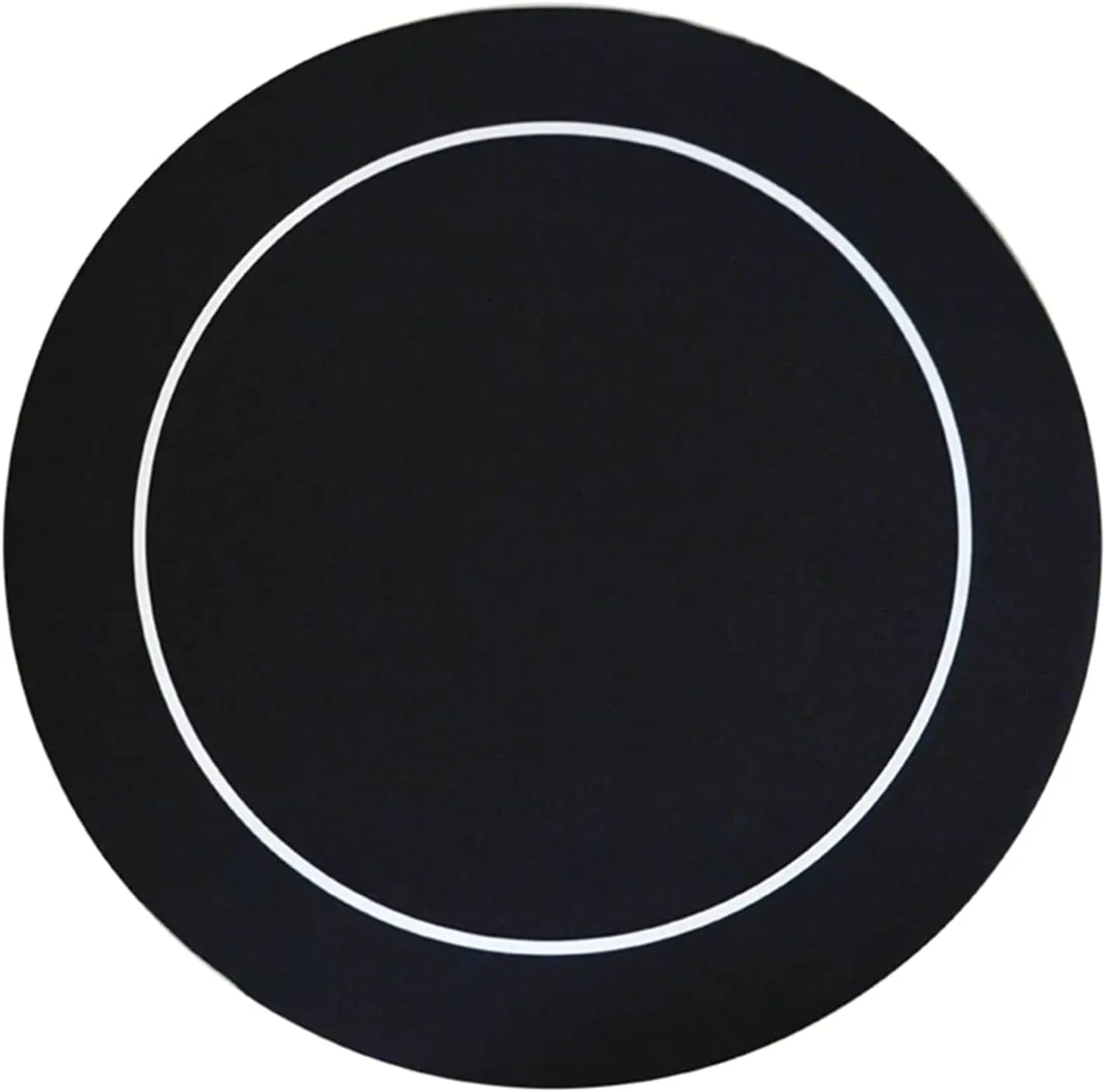 Poker Felt Table Cover 138 cm Black Table Cloth Round Rubber Mat Poker Game Table Casino Layout Poker Cloth with Shoulder Bag Poker Table Top Poker Card Tabletop Layout