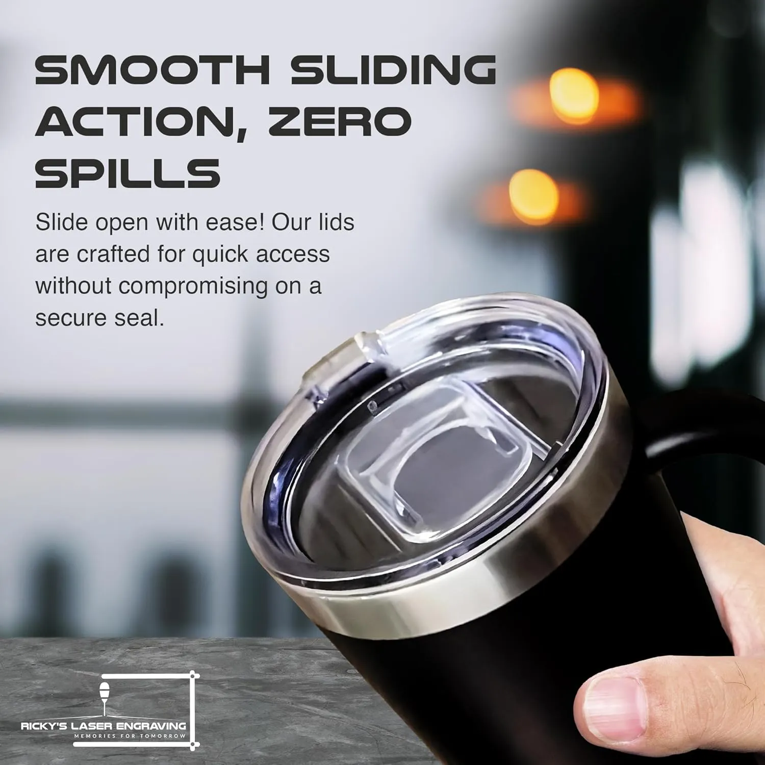 Polar Camel 30 oz Tumbler and 40 oz Travel Mug - Slider Lid Replacement (2-Pack) Perfect Fit