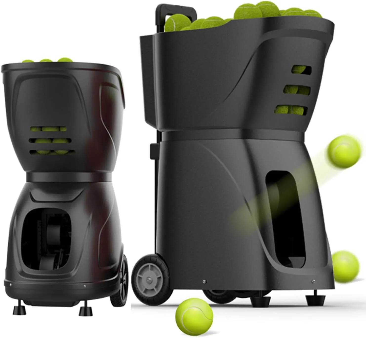 PT-Smart High-Speed Tennis Ball Launcher: Professional and Beginner-Friendly Tennis Trainer Machine with Smart App Control, 5hours Battery Life for Effective Tennis/Padel Training Sessions
