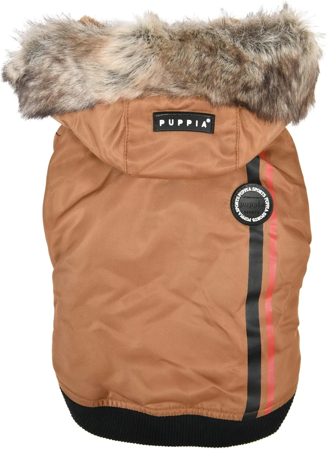 PUPPIA Fallon Winter Dog Jumper - Camel - L
