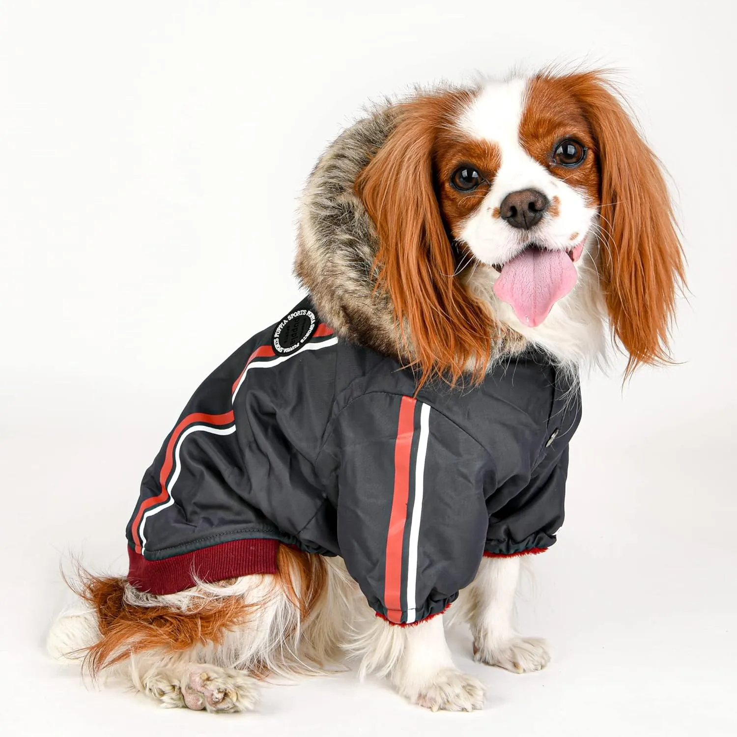 PUPPIA Fallon Winter Dog Jumper - Grey - L