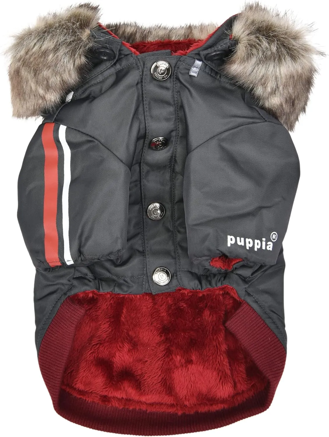 PUPPIA Fallon Winter Dog Jumper - Grey - L