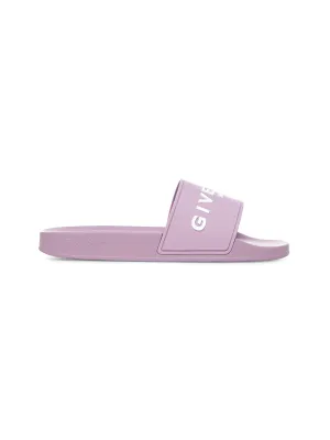 Purple Slide flat sandals