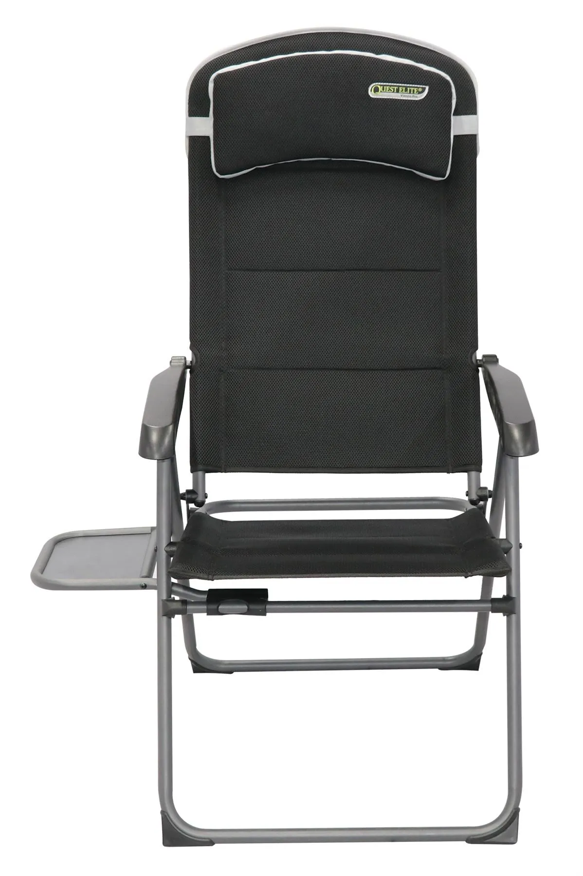 Quest Vienna Pro Recline Camping Caravan Chair with Side Table