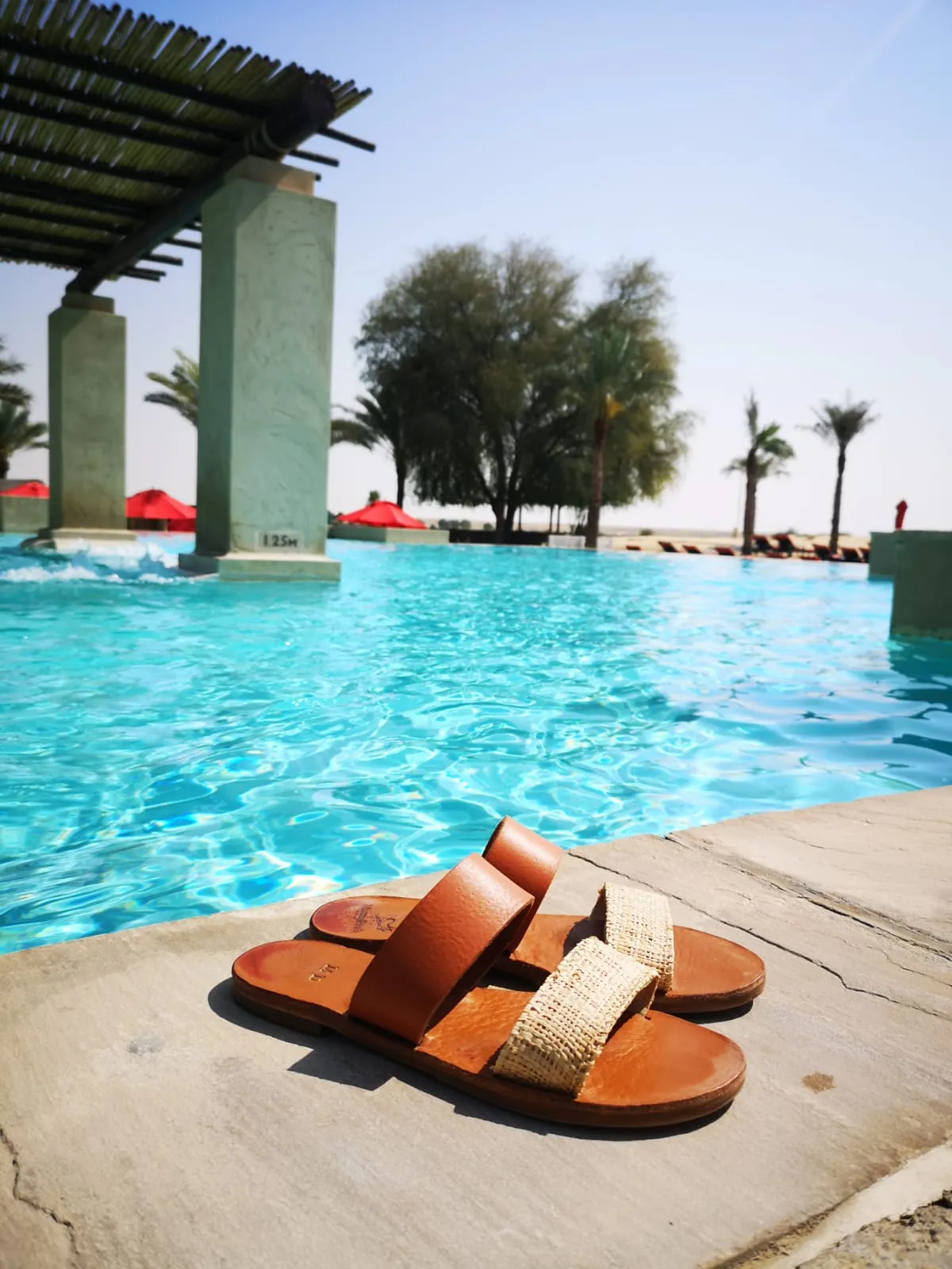 Raphiki - Camel Sole - Two-Strap Sandals