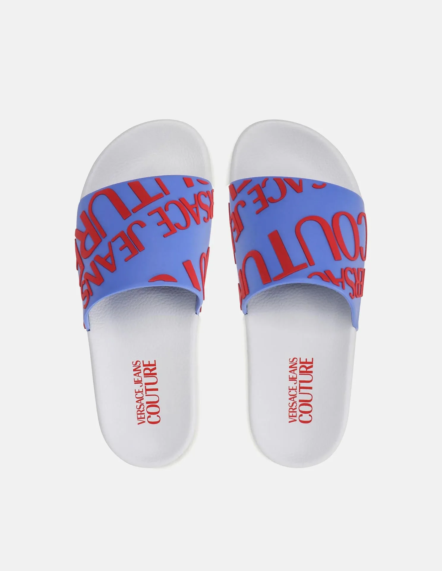 Red & Blue Logo Slide