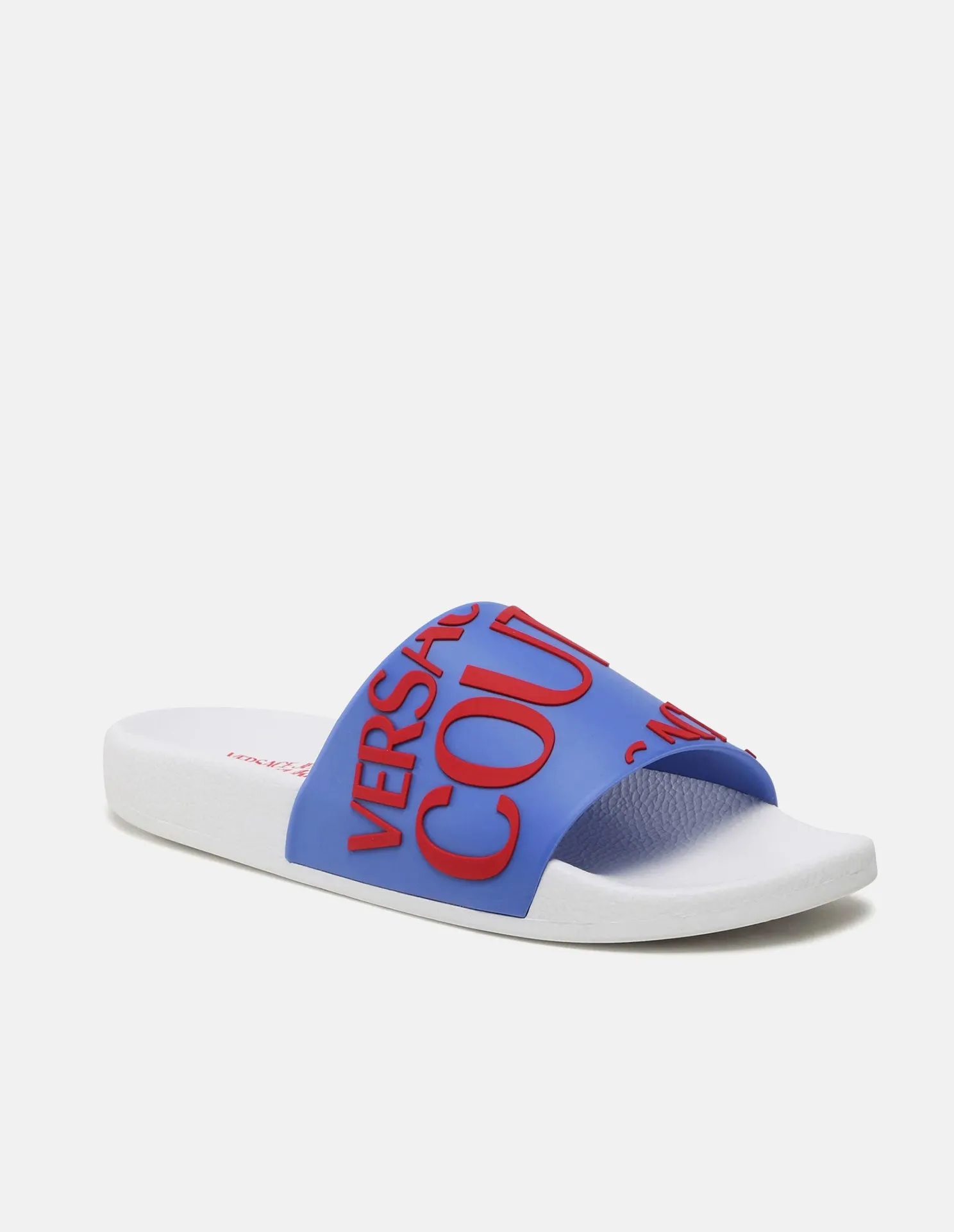 Red & Blue Logo Slide