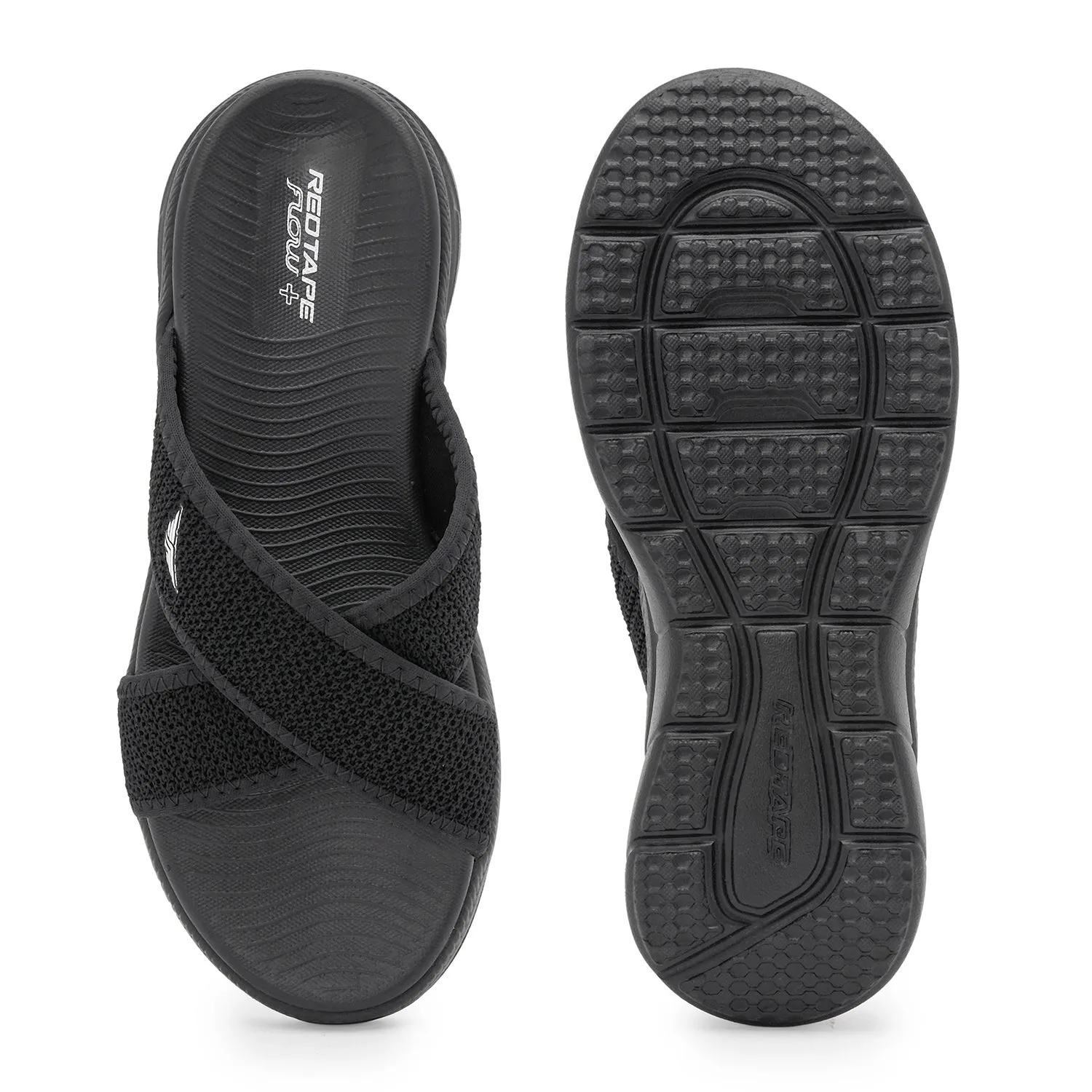 Red Tape Sports Sandals for Women | Refined Round-Toe Shape with a Relaxing Slip-On Support