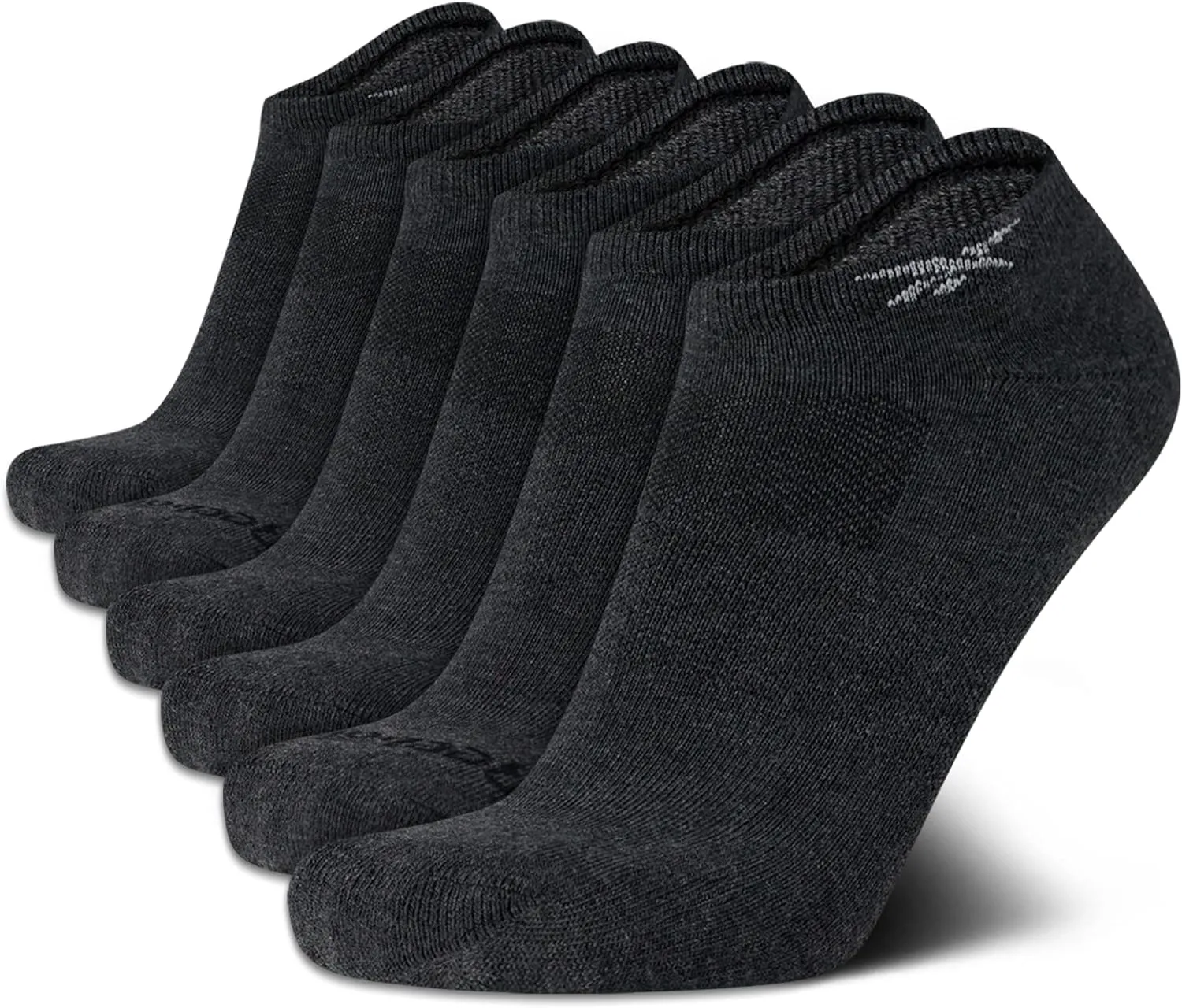 Reebok Men’s Low Cut Socks – 6 Pack Basic Cushion Low Cut No Show Socks for Men - Men's Athletic Socks (Size: 6-12.5)