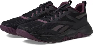Reebok Women's NFX Trainer Sneaker, Black/Midnight Plum/Footwear White, 10