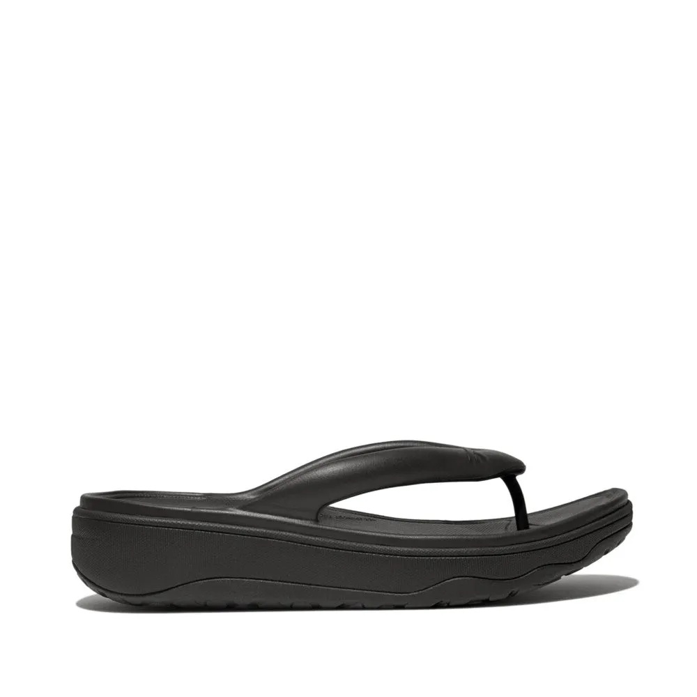 RELIEFF RECOVERY Womens Toe Post Sandals Black