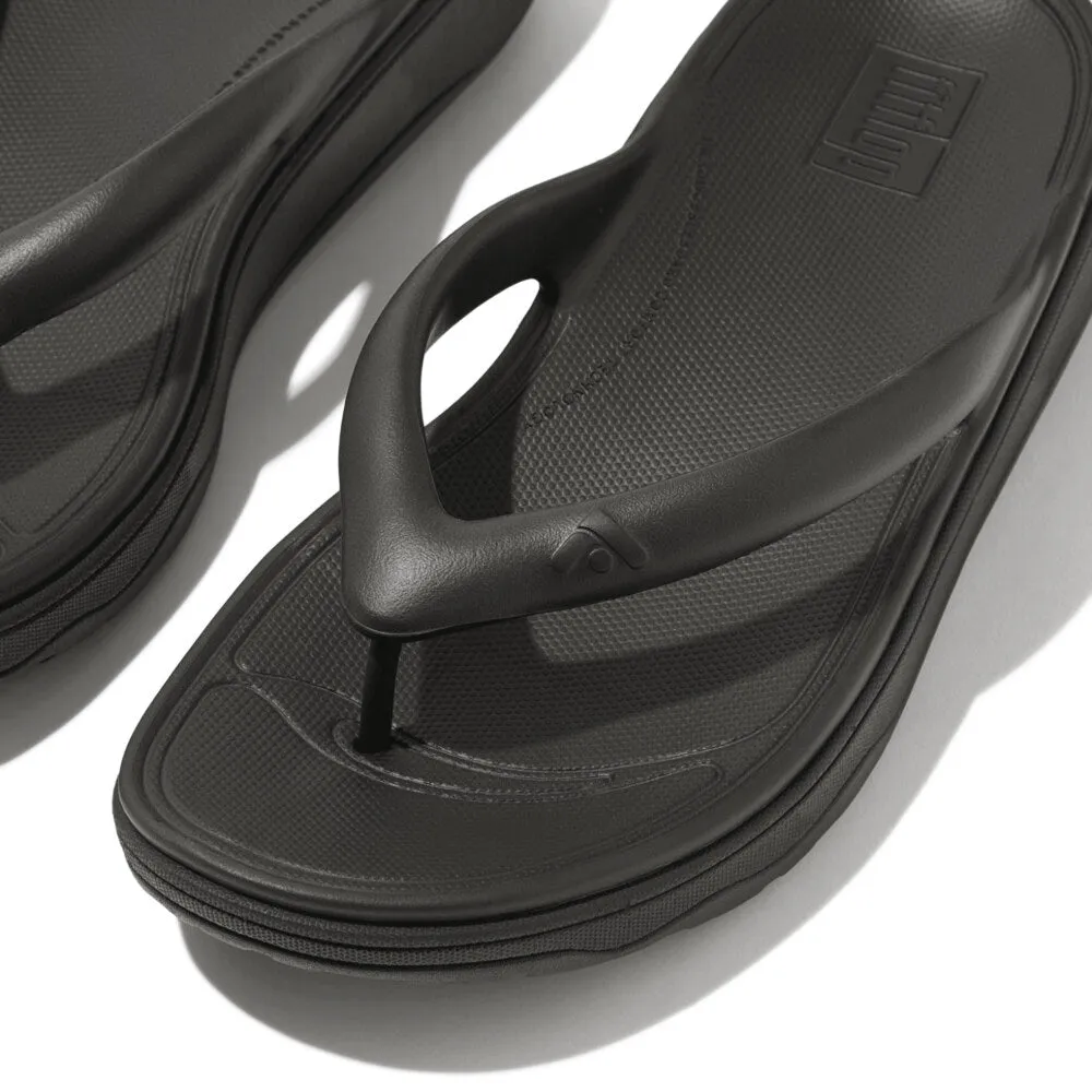 RELIEFF RECOVERY Womens Toe Post Sandals Black