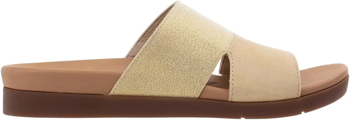 REVITALIGN Women's Dawn Shimmer Slide Sandal