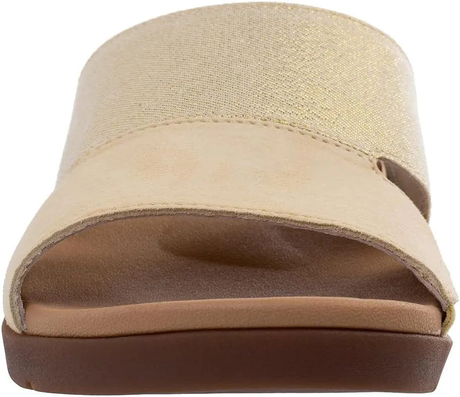 REVITALIGN Women's Dawn Shimmer Slide Sandal