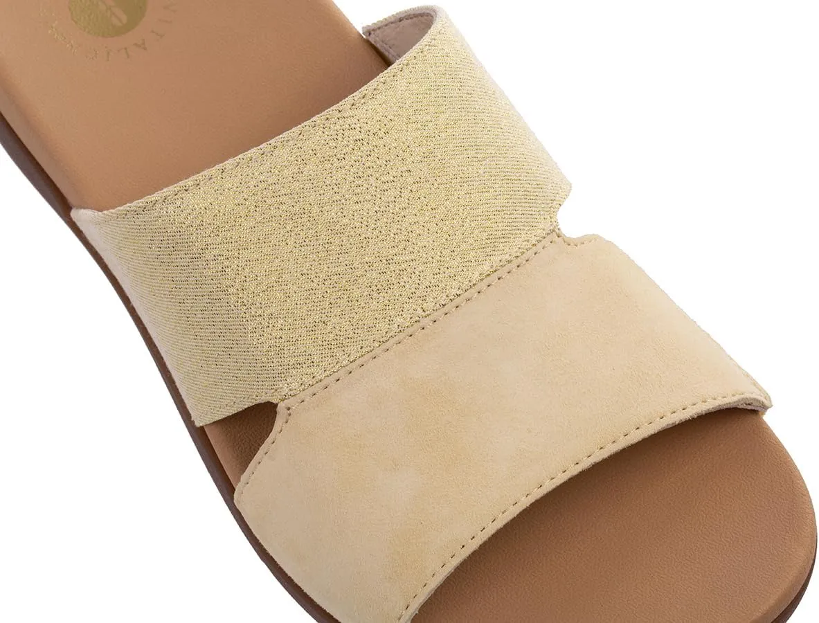 REVITALIGN Women's Dawn Shimmer Slide Sandal