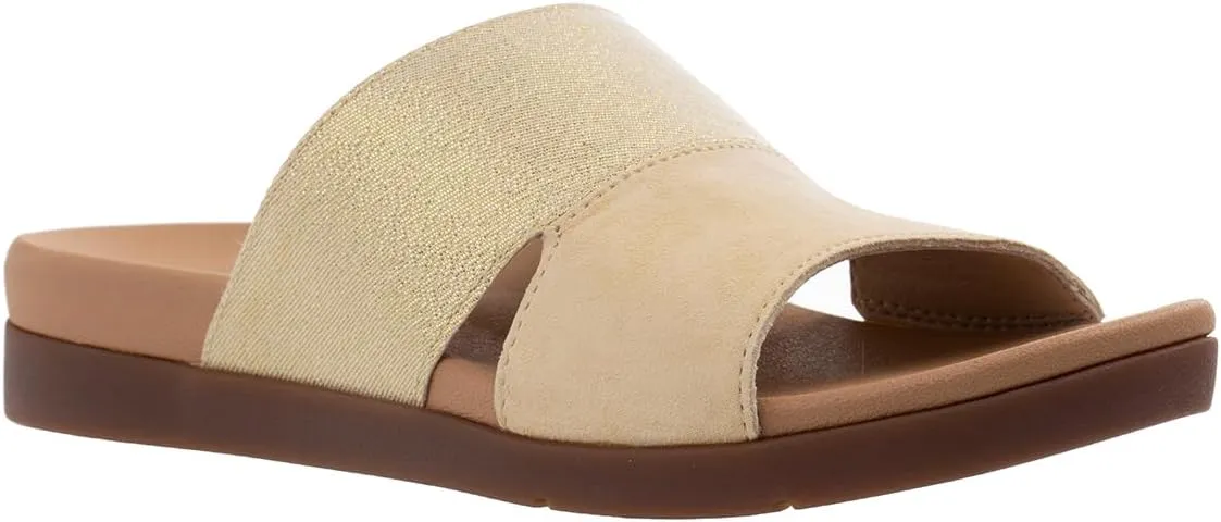 REVITALIGN Women's Dawn Shimmer Slide Sandal