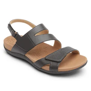 Ridge Adjustable Strap Flat Sandal