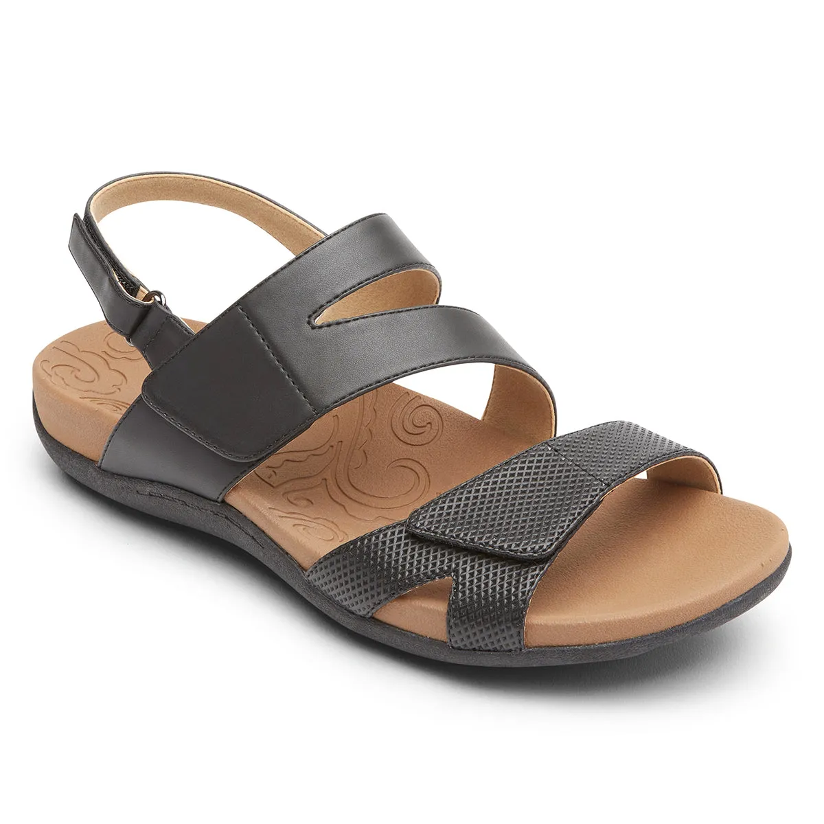 Ridge Adjustable Strap Flat Sandal