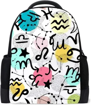 School Book Bag Teenager Casual Sports Backpack Laptop Business Travel Bag 16 Inch Water Proof Multi-Function ﻿phases of sun and moon Daypack