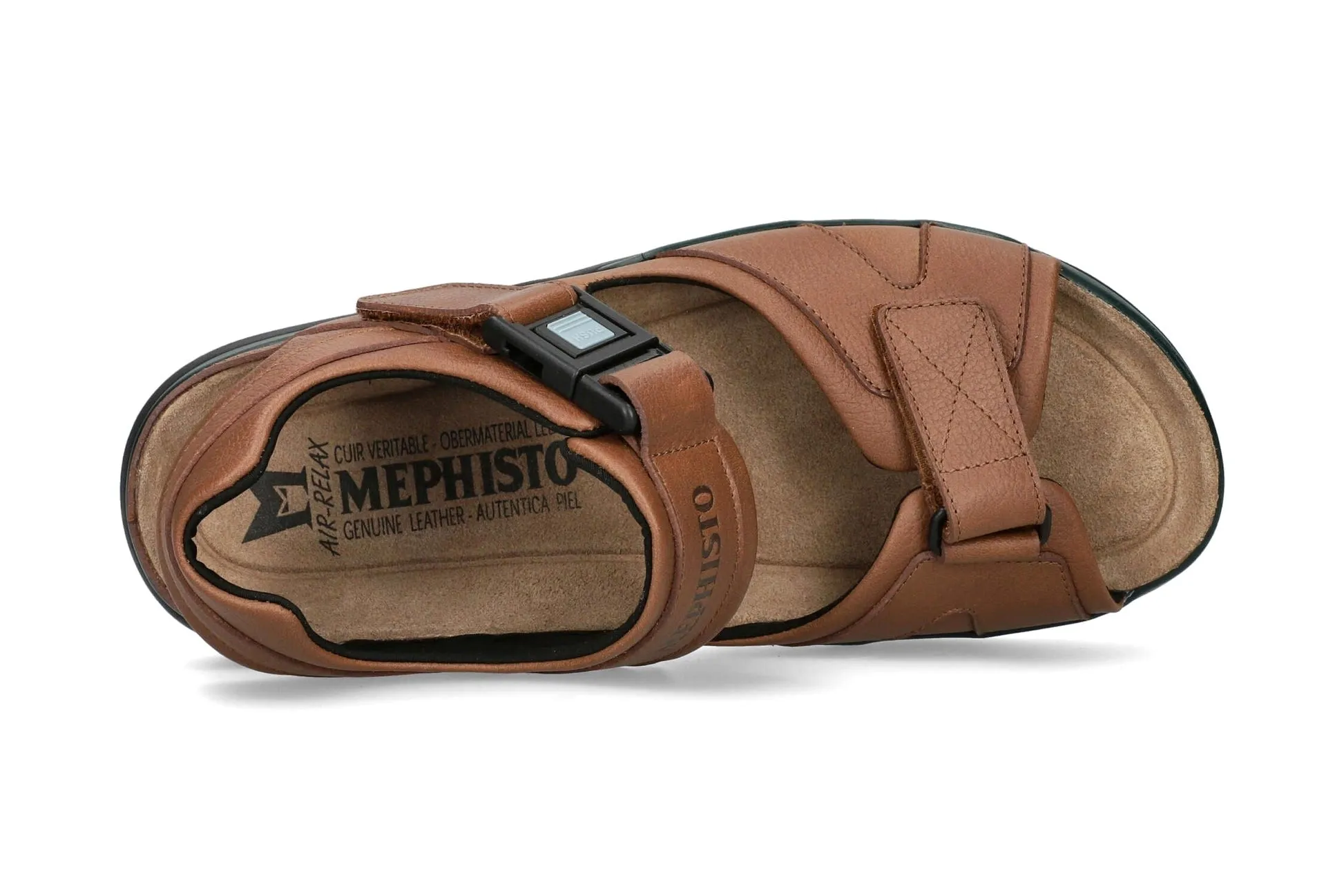 'Shark Fit' men's sandal - chestnut brown