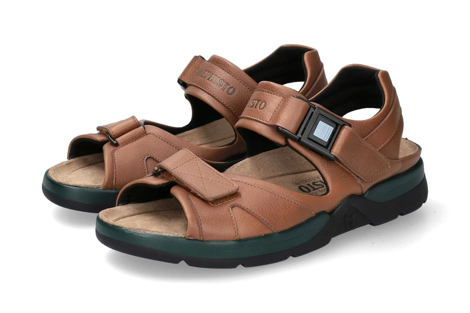 'Shark Fit' men's sandal - chestnut brown