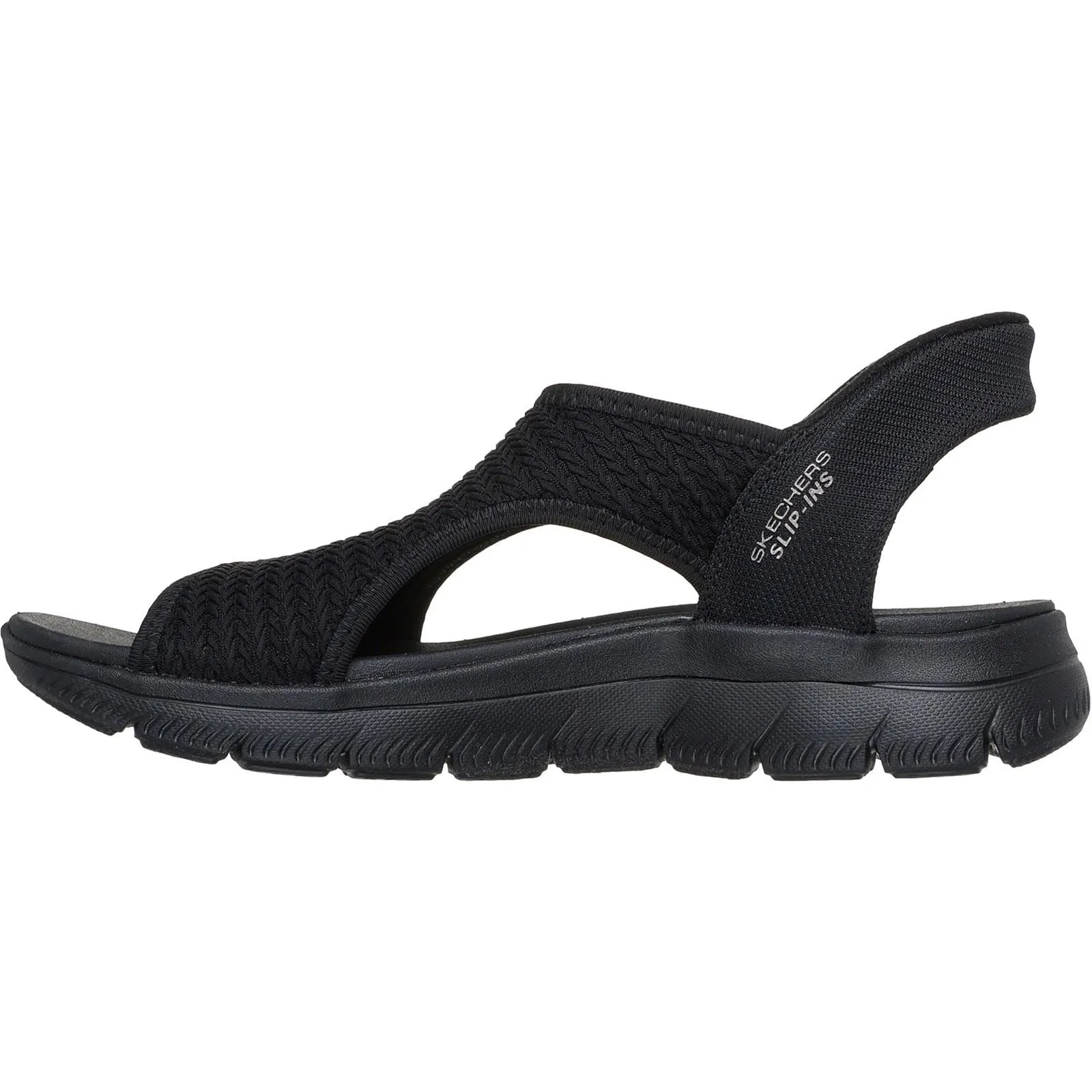Skechers Summits Sweetly Evolved Textile Women's Black Sandals