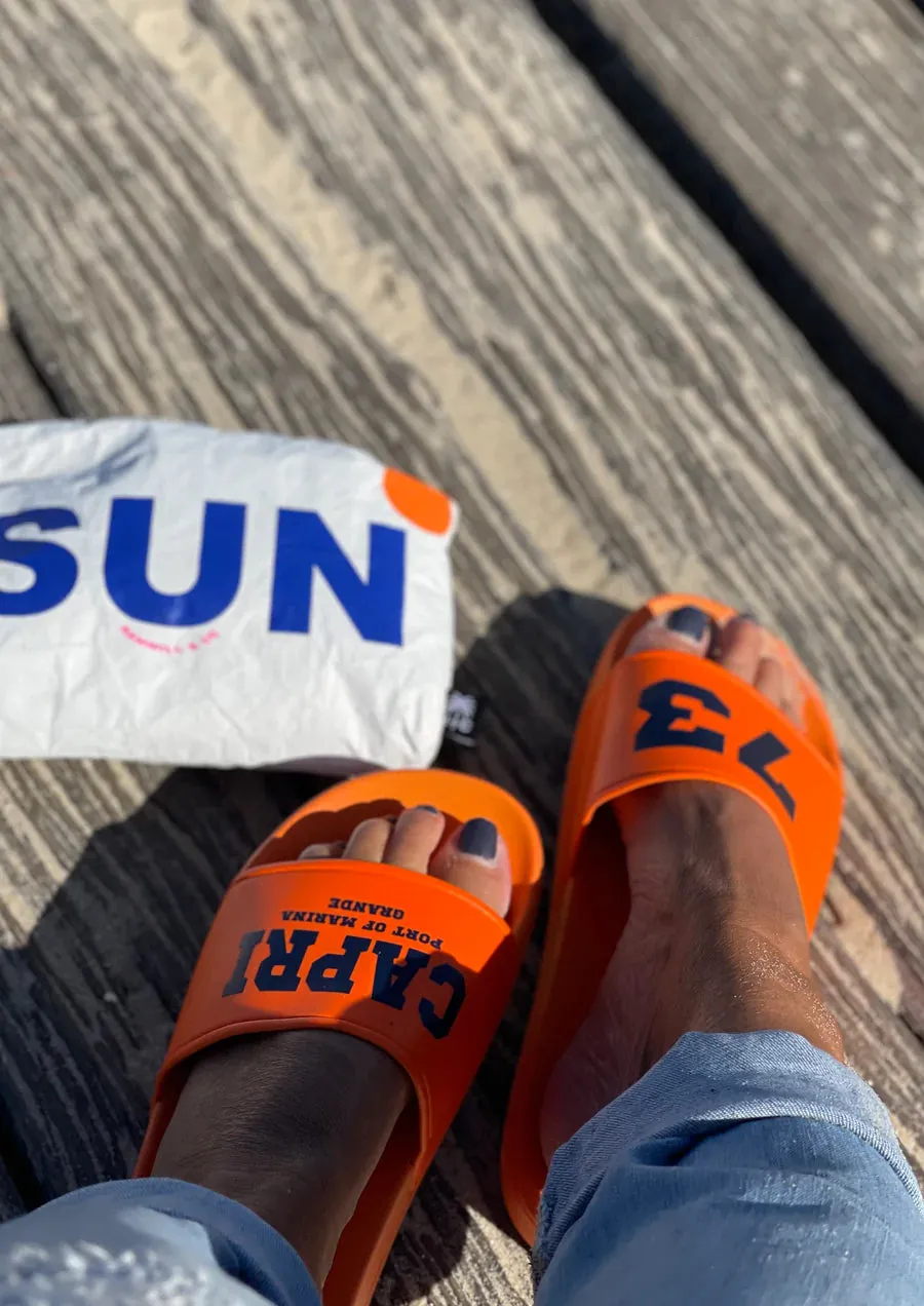 Slides - Orange - 73 Capri