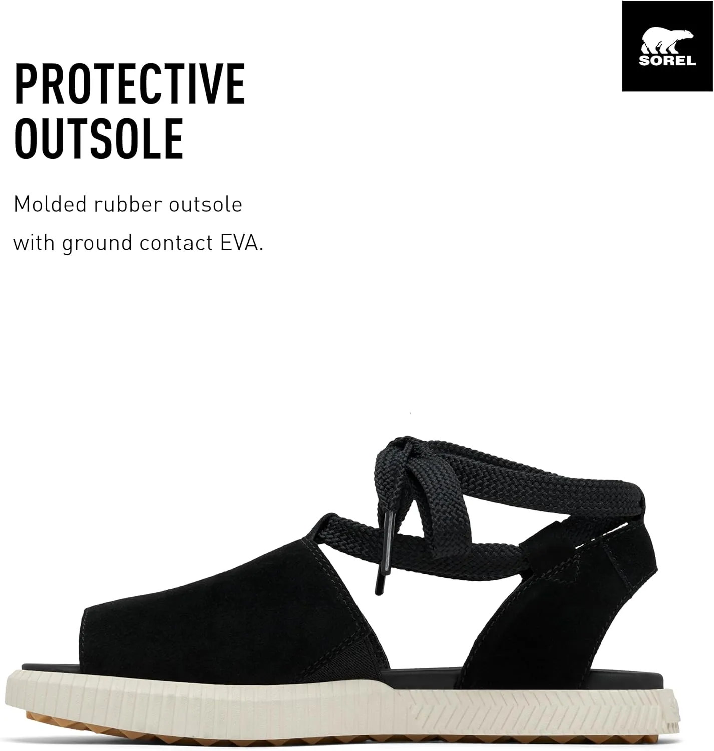 Sorel Women's Ona Streetworks Drille Flat Sandals