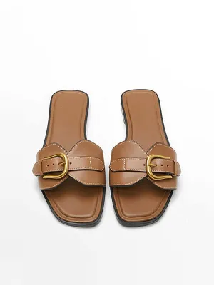 Strap Slide Sandals