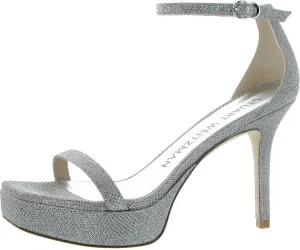 Stuart Weitzman Womens 95 platform Sandal Slip On Platforms Ankle Strap