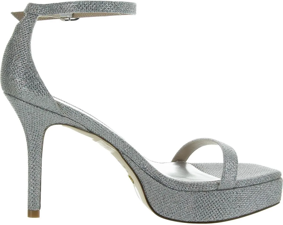 Stuart Weitzman Womens 95 platform Sandal Slip On Platforms Ankle Strap