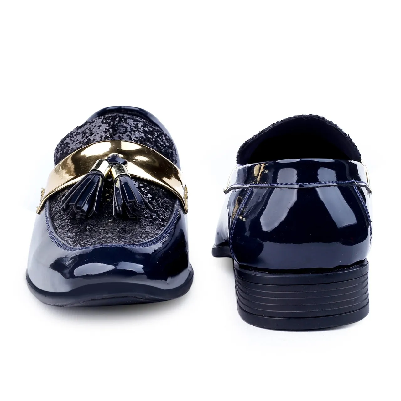 Stylish Wear Men Shiny Blue Color Outdoor Formal And Party Casual Ethnic Loafer-Unique and Classy
