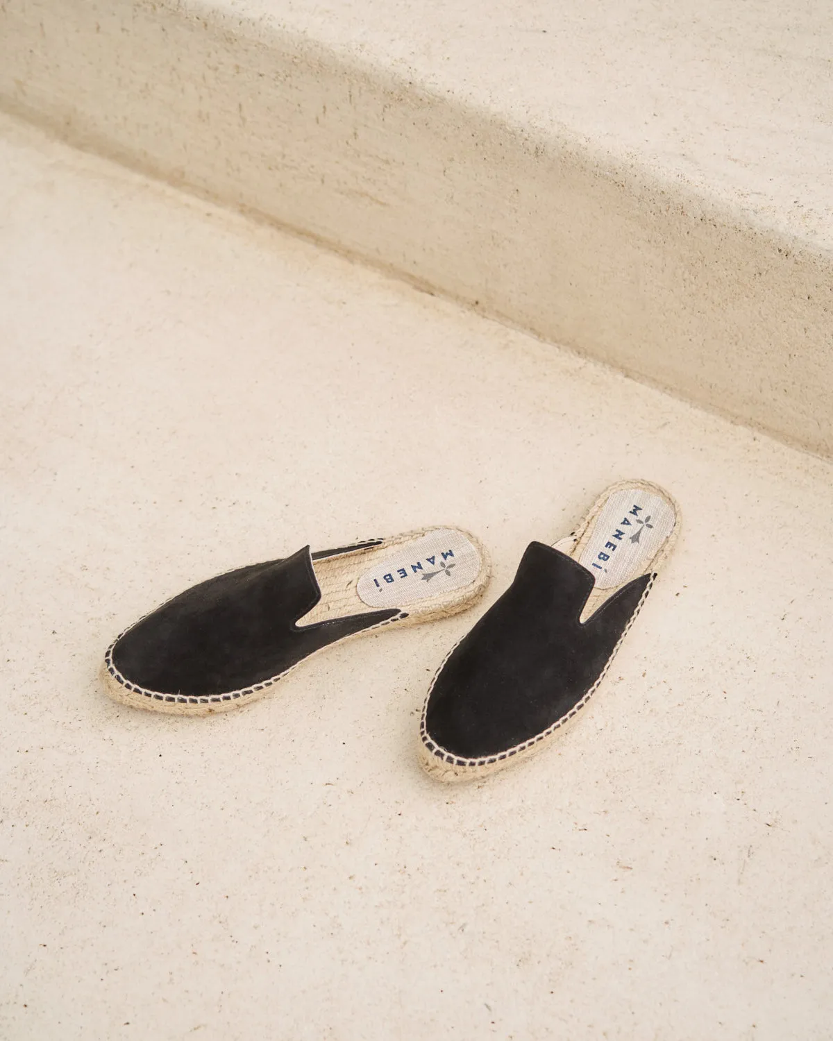 Suede Mules - K10M0 - Hamptons Black