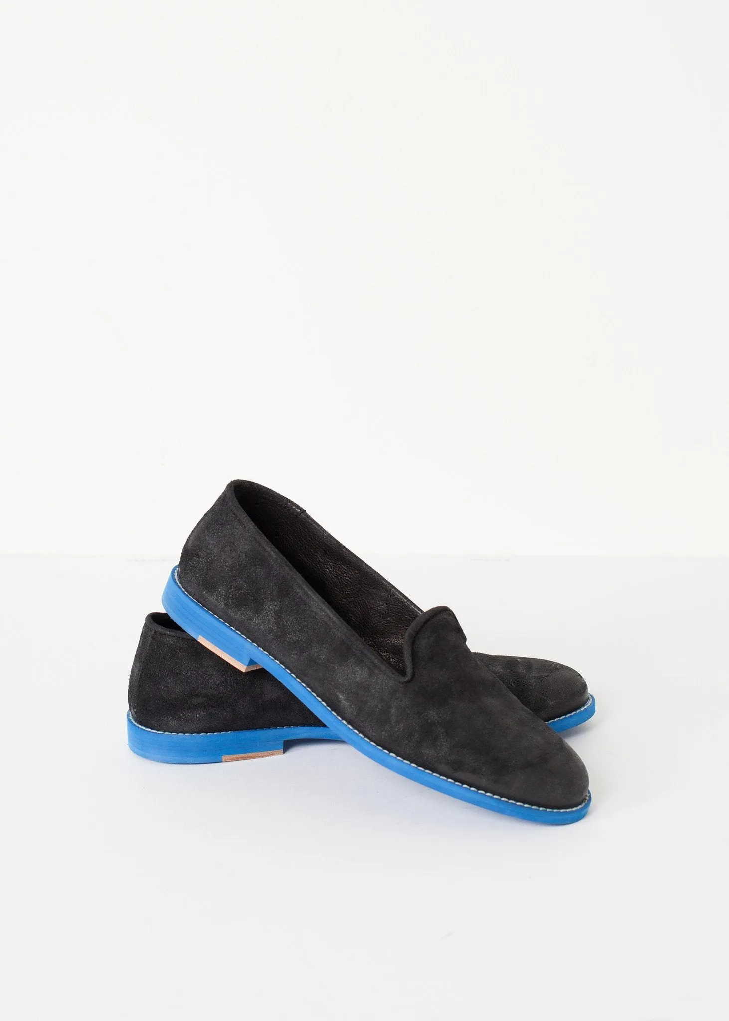 Suede - Super affordable Loafers Black/Blue Delivery guarantee