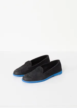 Suede - Super affordable Loafers Black/Blue Delivery guarantee