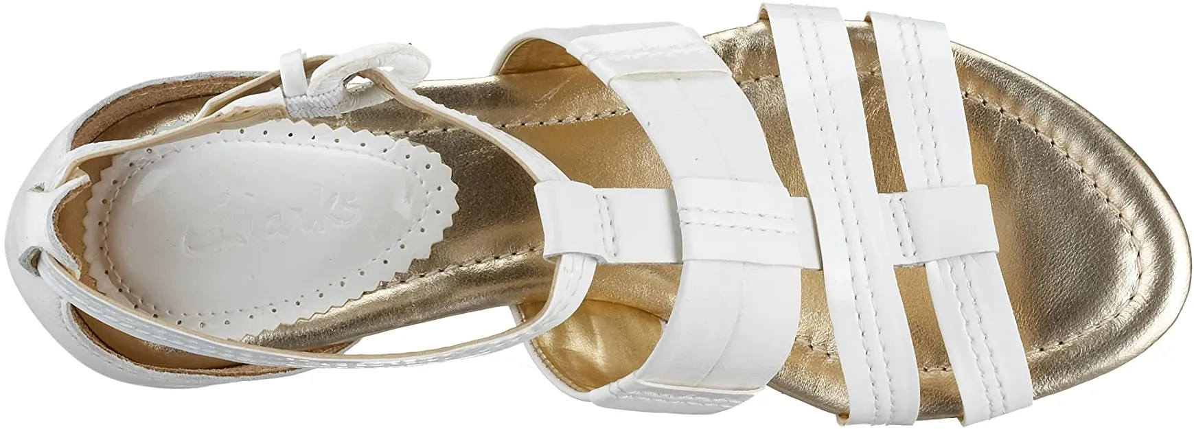 'Sugar Bowl' women's sandal - white patent