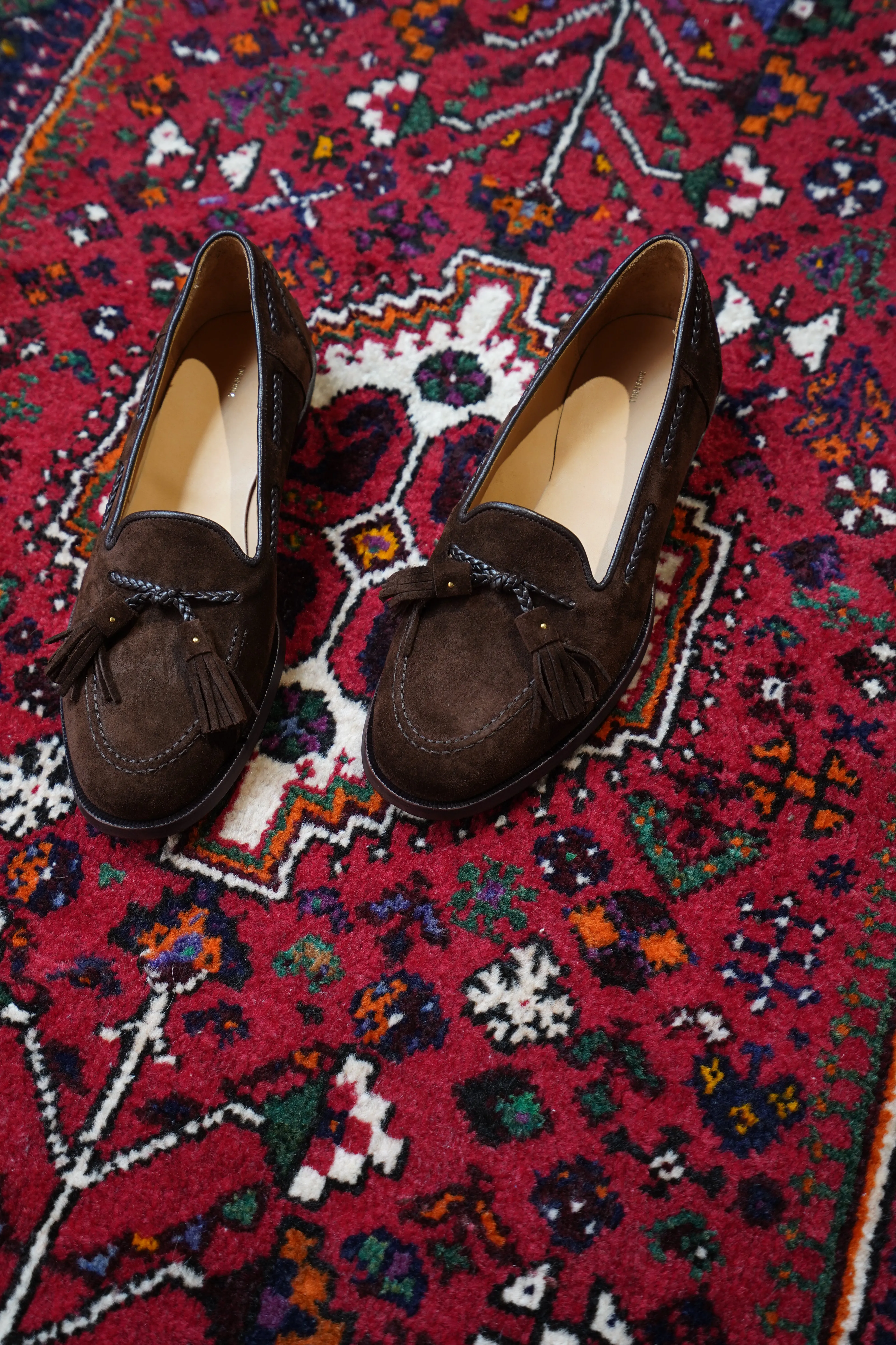 SUGARHILL SUEDE LOAFER "COUPE" (BROWN SUEDE)