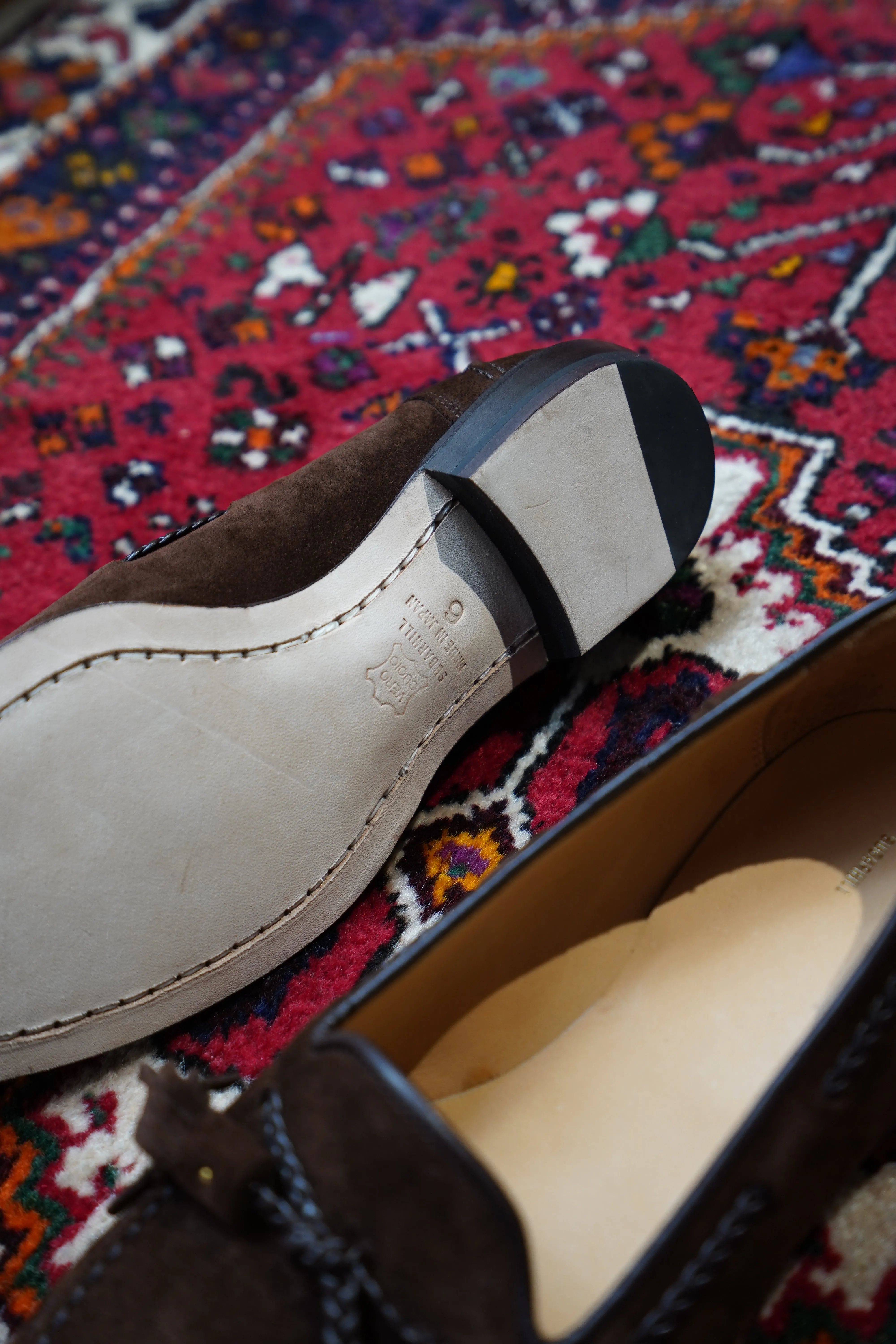 SUGARHILL SUEDE LOAFER "COUPE" (BROWN SUEDE)
