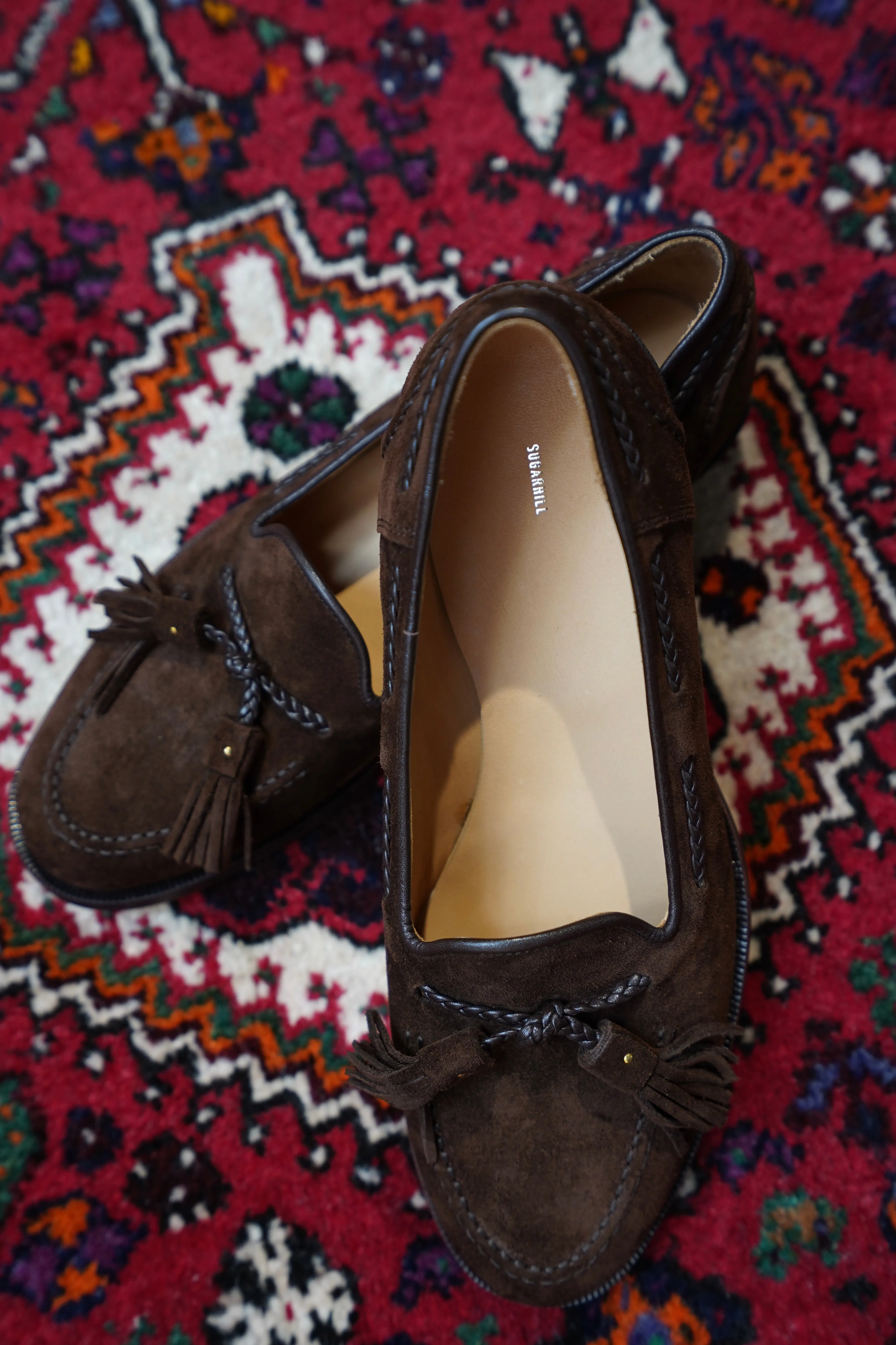 SUGARHILL SUEDE LOAFER "COUPE" (BROWN SUEDE)