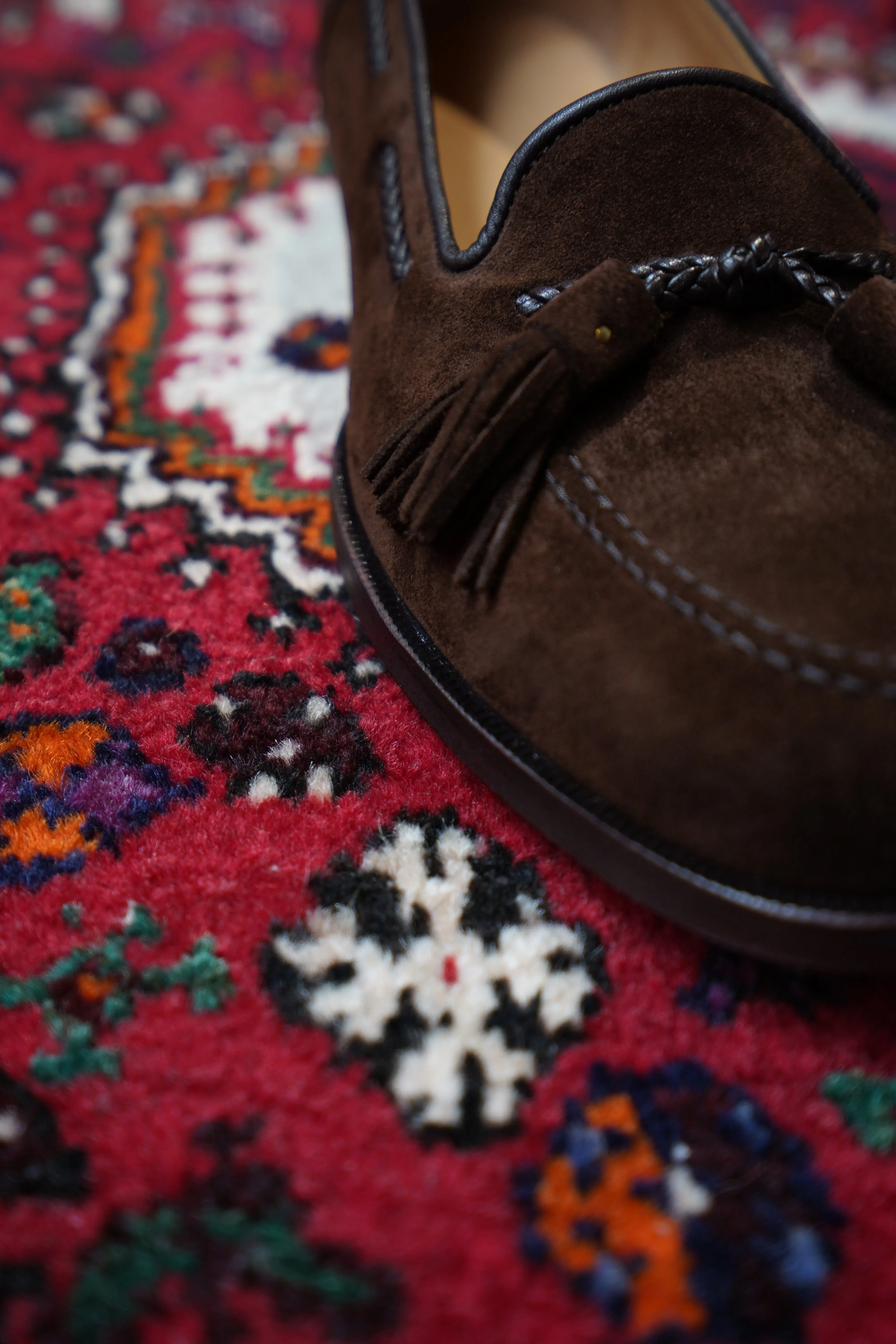 SUGARHILL SUEDE LOAFER "COUPE" (BROWN SUEDE)