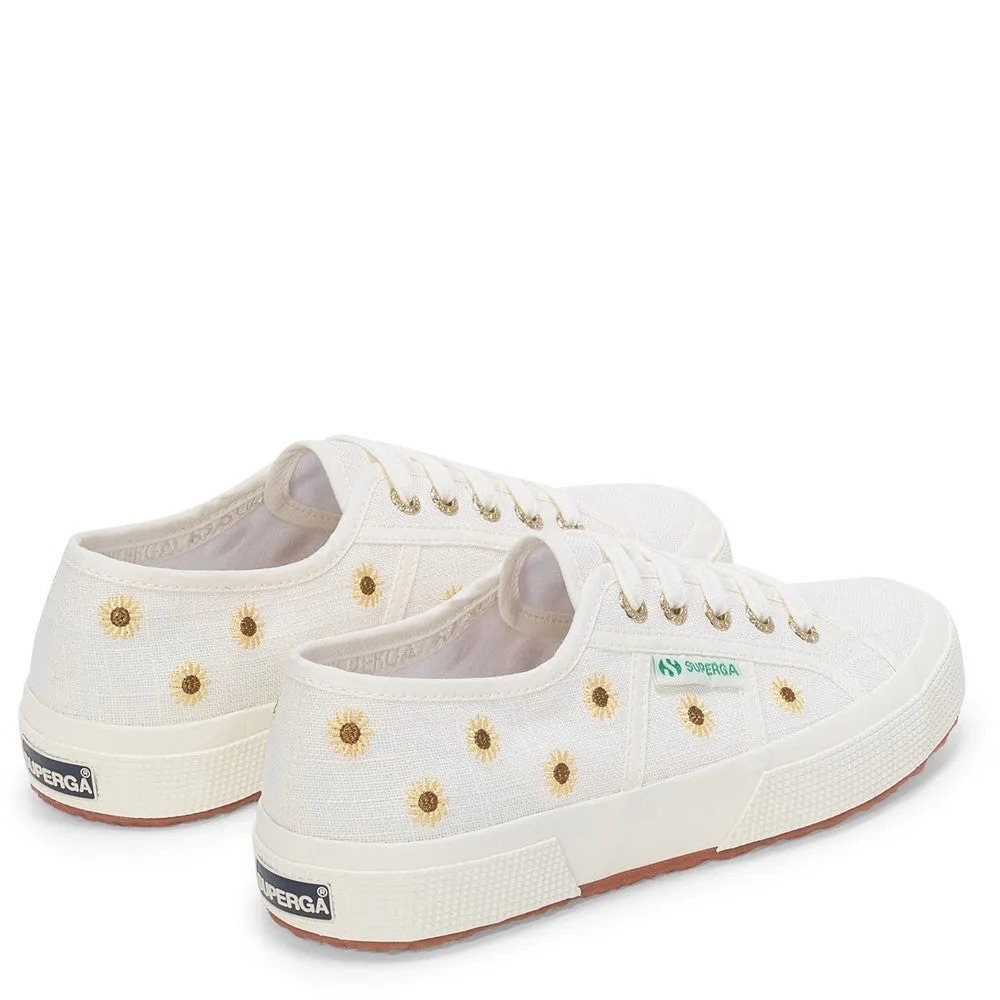 Superga Embroidery Linen Sunflower Trainer