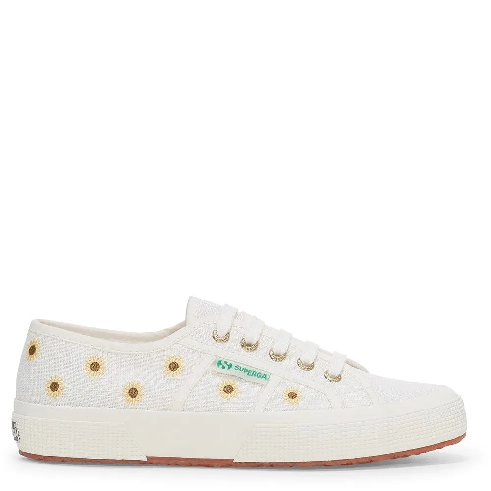 Superga Embroidery Linen Sunflower Trainer