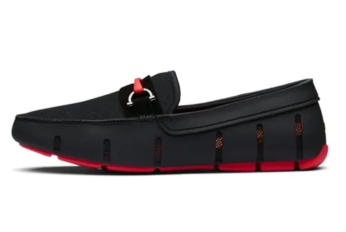 SWIMS Men's Sporty Bit Loafer, Black, 9